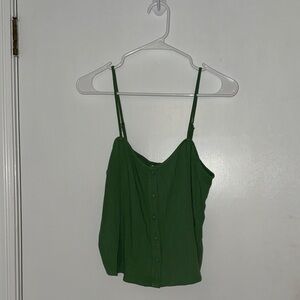 Z supply- green Button-Up Women's Top- size small